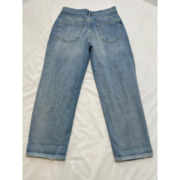 Anthropologie Pilcro Vintage Crop Mid-Rise Straight Jeans Size 27 - Picture 5 of 12